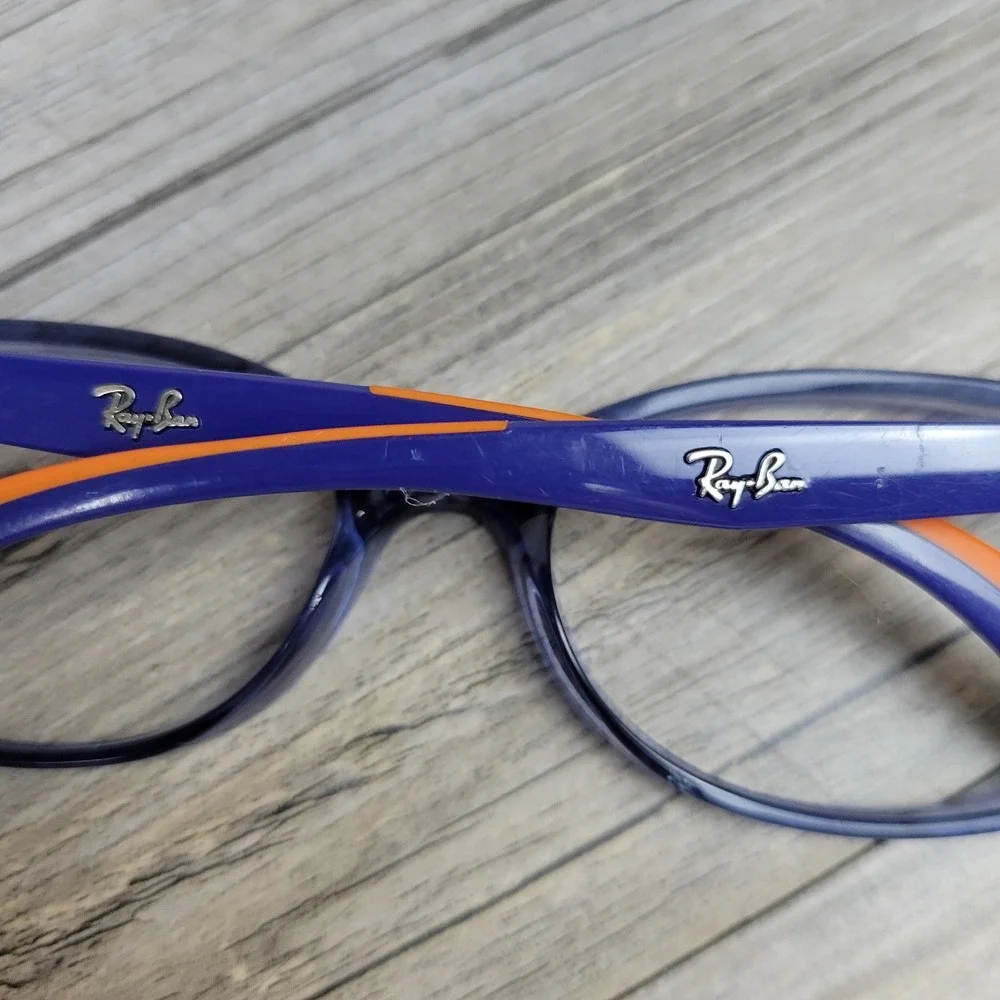 Ray-Ban Eyeglasses RB1586 3775 Blue Orange Kids 49-16-130